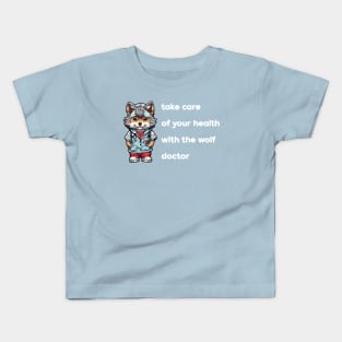 Mr. wolf doctor Kids T-Shirt